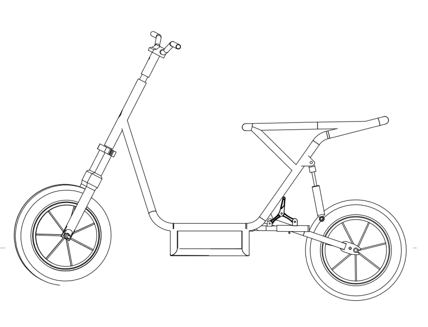 Stand in retracted position